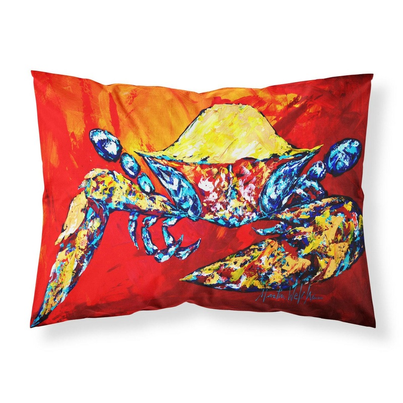 Bring it on Crab in Red Fabric Standard Pillowcase  Artistic Decorative Front, White Back MW1208PILLOWCASE