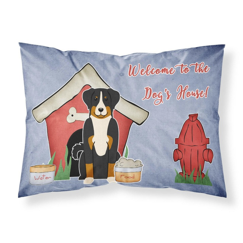 Dog House Collection Appenzeller Sennenhund Fabric Standard Pillowcase  Artistic Decorative Front, White Back BB2797PILLOWCASE