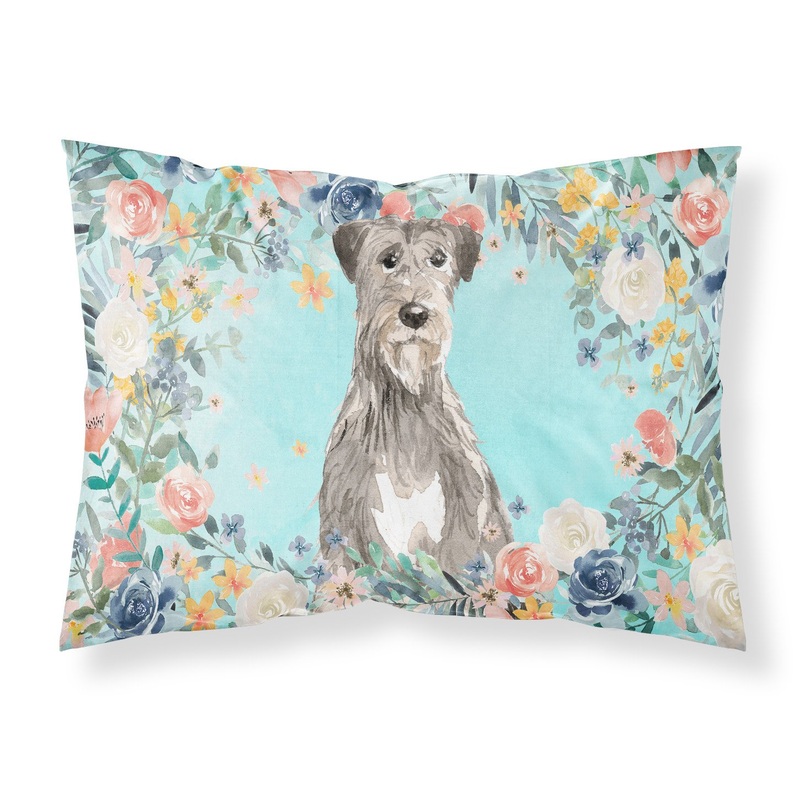 Irish Wolfhound  Standard Pillowcase  Artistic Decorative Front, White Back CK3423PILLOWCASE