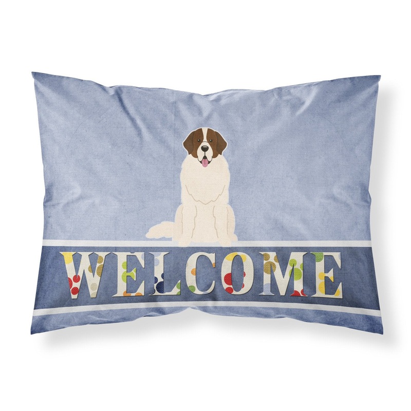 Moscow Watchdog Welcome Fabric Standard Pillowcase  Artistic Decorative Front, White Back BB5608PILLOWCASE