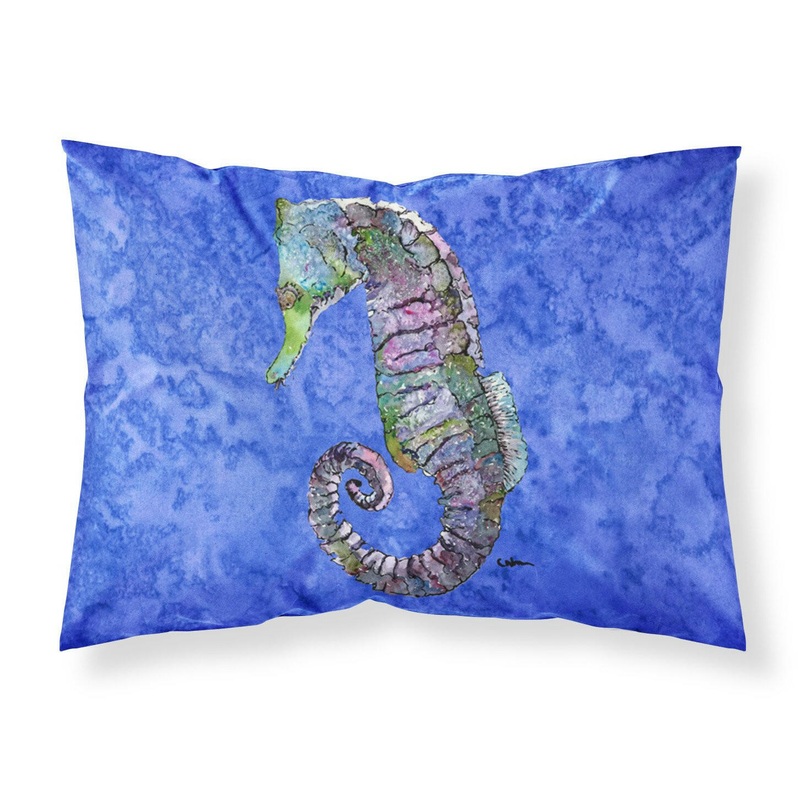 Seahorse  Standard Pillowcases  Artistic Decorative Front, Crisp White Back