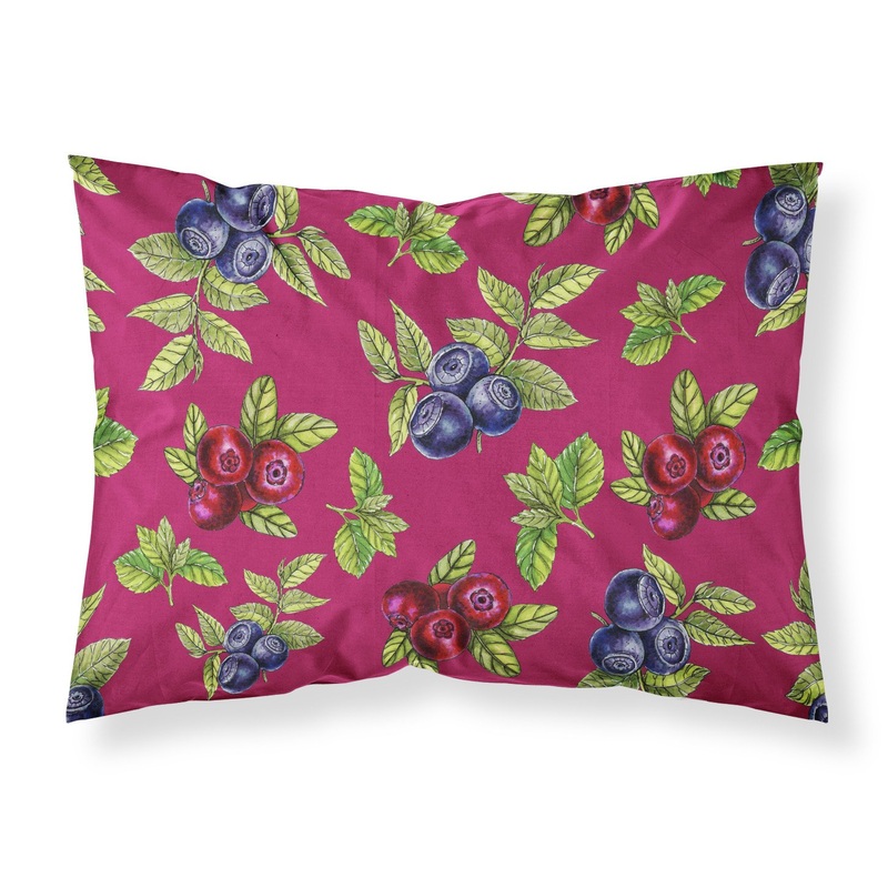 Berries Fabric Standard Pillowcase  Artistic Decorative Front, White Back BB5209PILLOWCASE