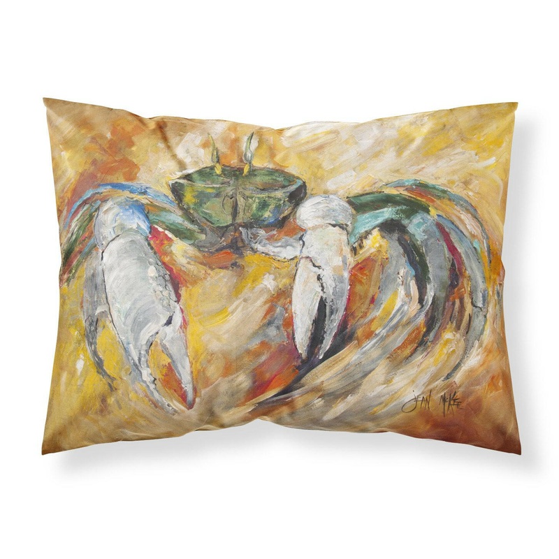 Blue Crab Fabric Standard Pillowcase  Artistic Decorative Front, White Back JMK1108PILLOWCASE