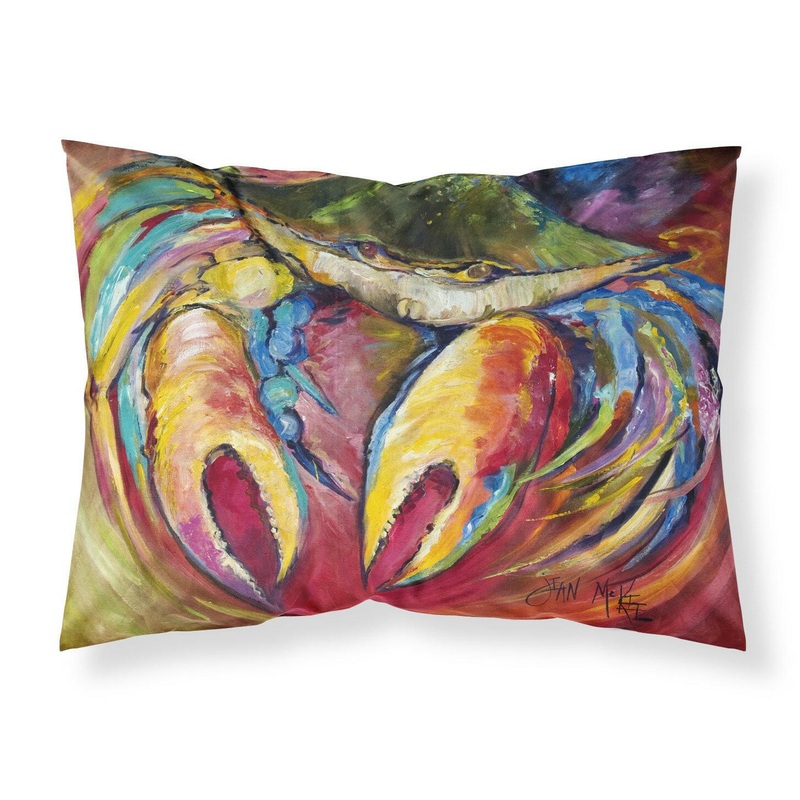 Blue Crab Stars Fabric Standard Pillowcase  Artistic Decorative Front, White Back JMK1106PILLOWCASE