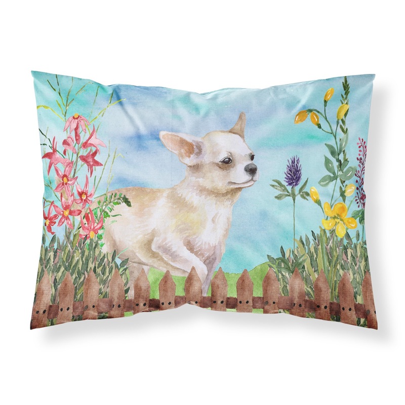 Chihuahua Leg up Spring  Standard Pillowcase  Artistic Decorative Front, White Back CK1259PILLOWCASE