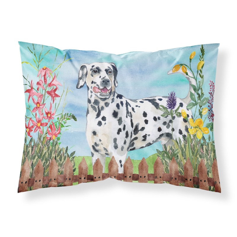 Dalmatian Spring  Standard Pillowcase  Artistic Decorative Front, White Back CK1215PILLOWCASE