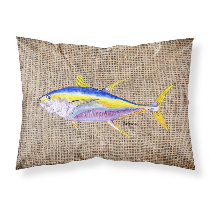 Fish - Tuna Standard Pillowcases  Artistic Decorative Front, Crisp White Back