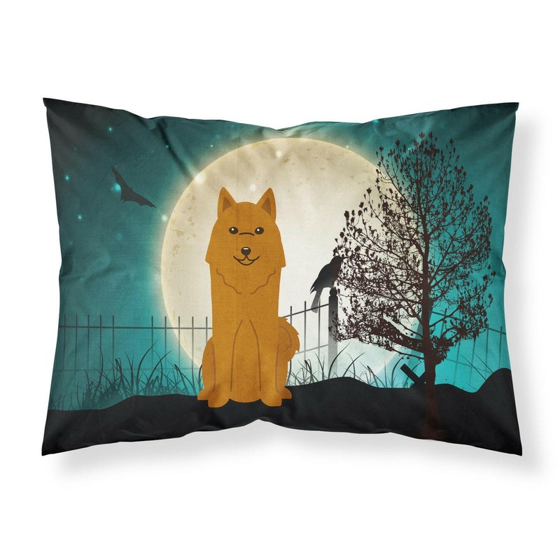 Halloween Scary Karelian Bear Dog Fabric Standard Pillowcase  Artistic Decorative Front, White Back BB2212PILLOWCASE