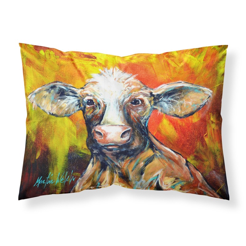 Happy Cow  Standard Pillowcase  Artistic Decorative Front, White Back MW1277PILLOWCASE