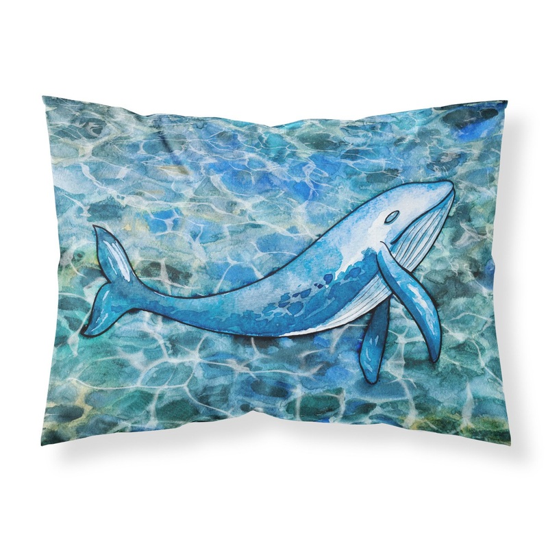 Humpback Whale Fabric Standard Pillowcase  Artistic Decorative Front, White Back BB5353PILLOWCASE