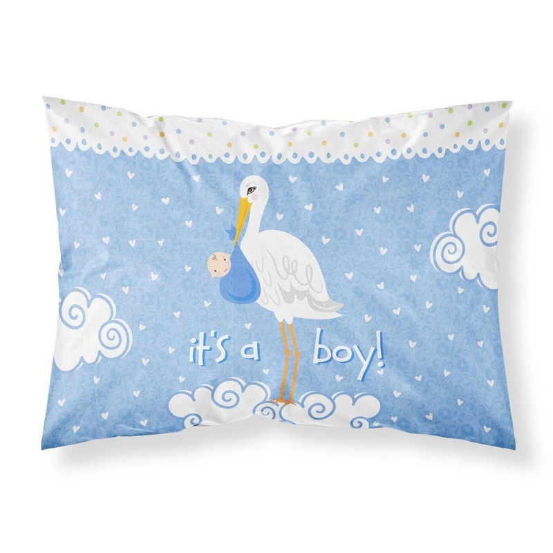 It's a Baby Boy Fabric Standard Pillowcase  Artistic Decorative Front, White Back VHA3012PILLOWCASE