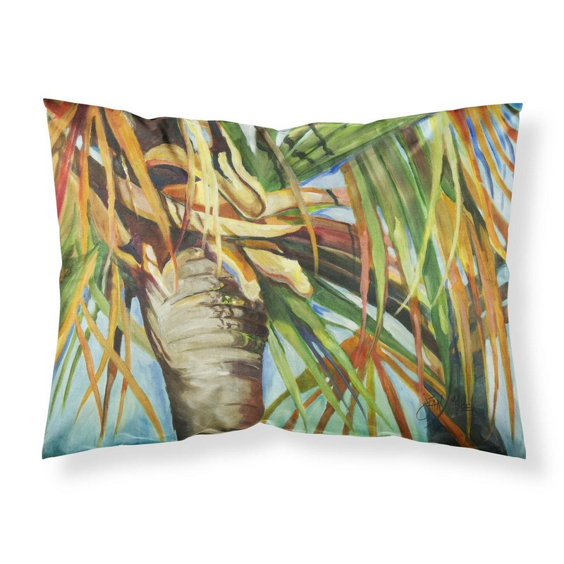 Orange Top Palm Tree Fabric Standard Pillowcase  Artistic Decorative Front, White Back JMK1129PILLOWCASE