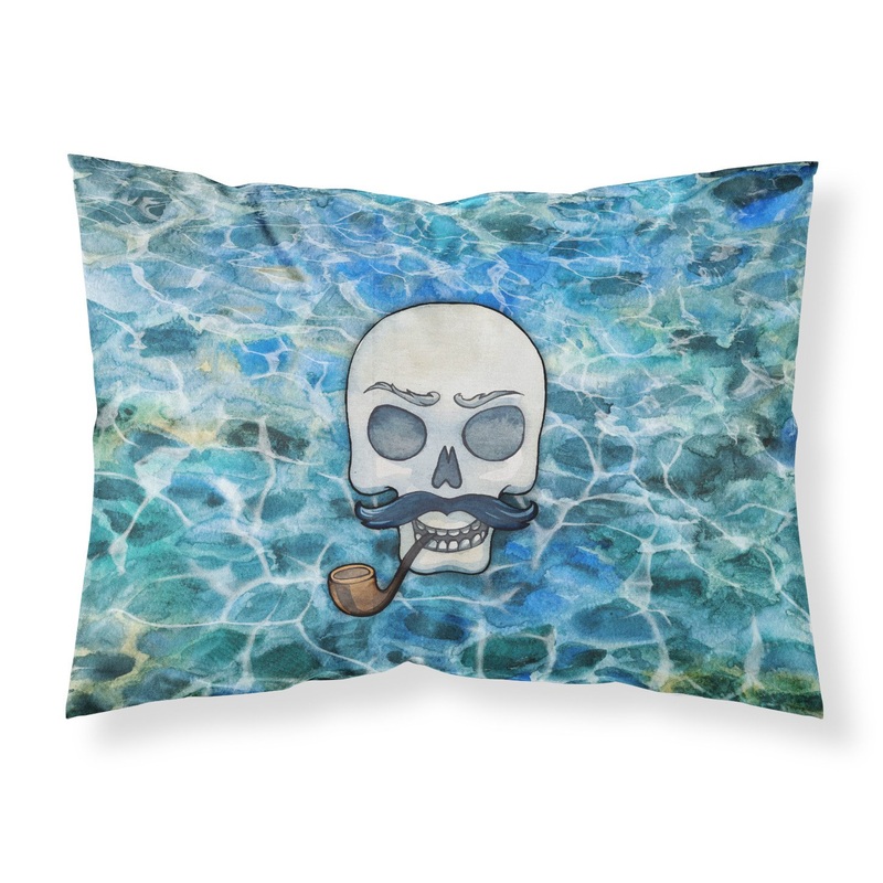 Skeleton Skull Pirate Fabric Standard Pillowcase  Artistic Decorative Front, White Back BB5345PILLOWCASE
