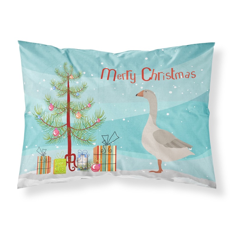 Steinbacher Goose Christmas Fabric Standard Pillowcase  Artistic Decorative Front, White Back BB9261PILLOWCASE
