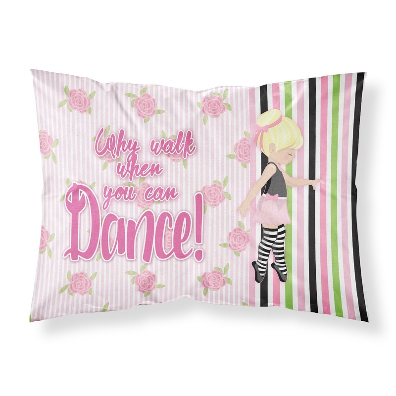 Ballet Dance Stripes Blonde Fabric Standard Pillowcase  Artistic Decorative Front, White Back BB5400PILLOWCASE
