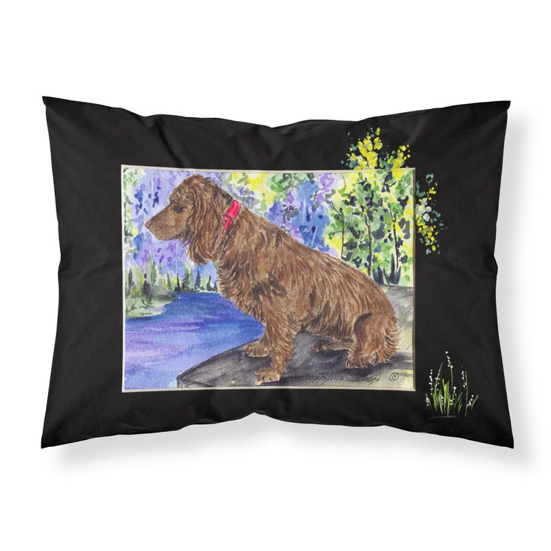 Boykin Spaniel Standard Pillowcases  Artistic Decorative Front, Crisp White Back