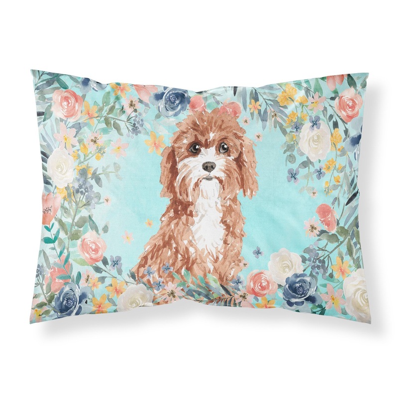 Cavapoo  Standard Pillowcase  Artistic Decorative Front, White Back CK3428PILLOWCASE