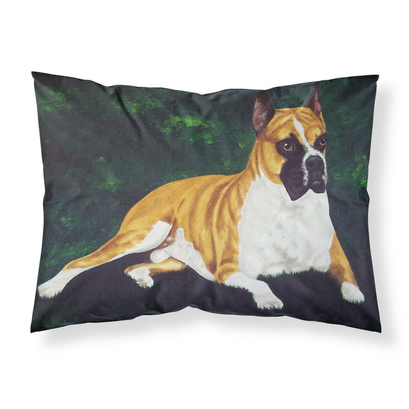 Dempsey Boxer Fabric Standard Pillowcase  Artistic Decorative Front, White Back AMB1064PILLOWCASE