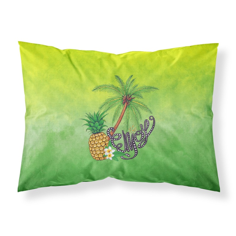 Summer Enjoy Fabric Standard Pillowcase  Artistic Decorative Front, White Back BB7456PILLOWCASE