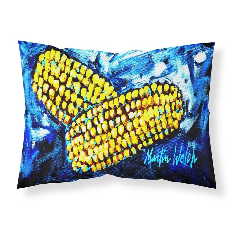 Two Corn Please Fabric Standard Pillowcase  Artistic Decorative Front, White Back MW1235PILLOWCASE