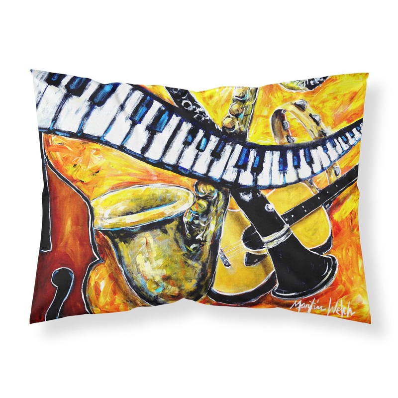 All That Jazz  Standard Pillowcase  Artistic Decorative Front, White Back MW1267PILLOWCASE