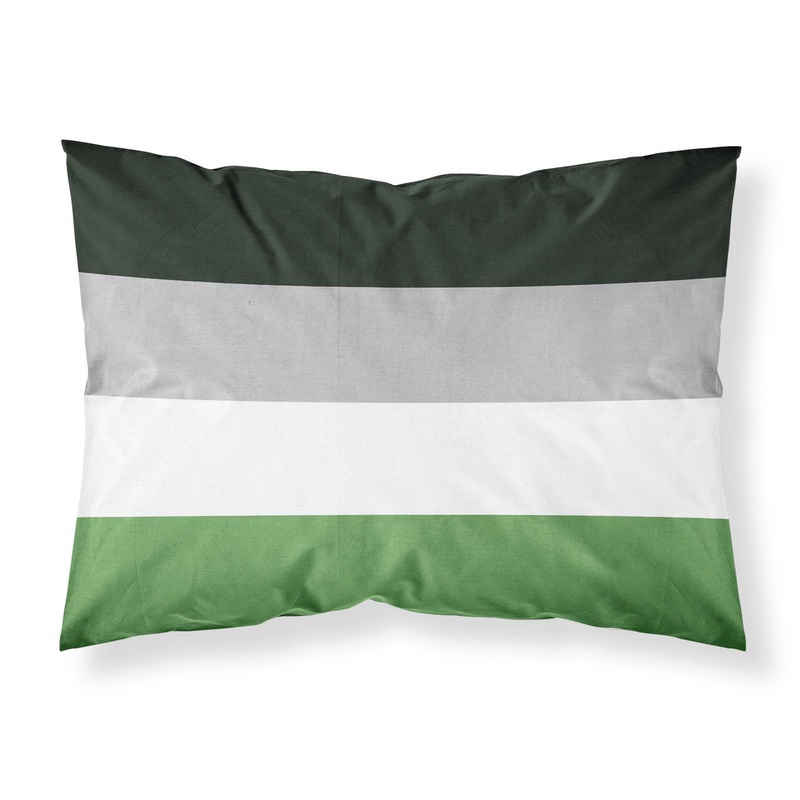 Androphilia Pride Fabric Standard Pillowcase  Artistic Decorative Front, White Back