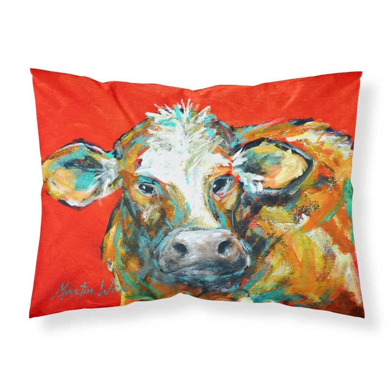 Caught Red Handed Cow  Standard Pillowcase  Artistic Decorative Front, White Back MW1272PILLOWCASE