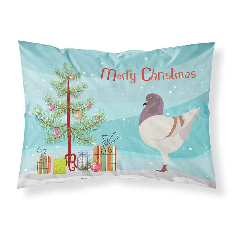 German Modena Pigeon Christmas Fabric Standard Pillowcase  Artistic Decorative Front, White Back BB9316PILLOWCASE