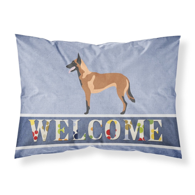 Malinois Belgian Shepherd  Fabric Standard Pillowcase  Artistic Decorative Front, White Back BB8332PILLOWCASE