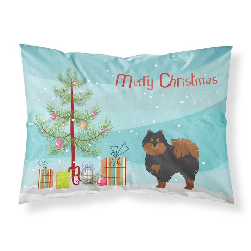 Pomeranian Christmas Tree  Standard Pillowcase  Artistic Decorative Front, White Back CK3477PILLOWCASE