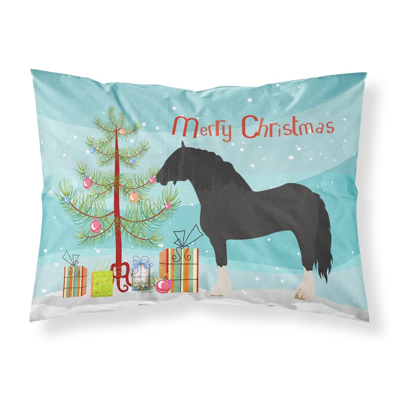 Pomeranian Rogener Goose Christmas Fabric Standard Pillowcase  Artistic Decorative Front, White Back BB9271PILLOWCASE