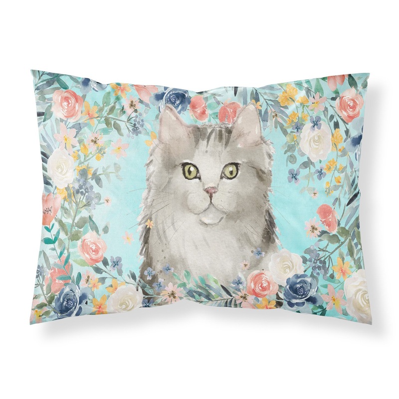 Ragamuffin Spring Flowers  Standard Pillowcase  Artistic Decorative Front, White Back CK3395PILLOWCASE