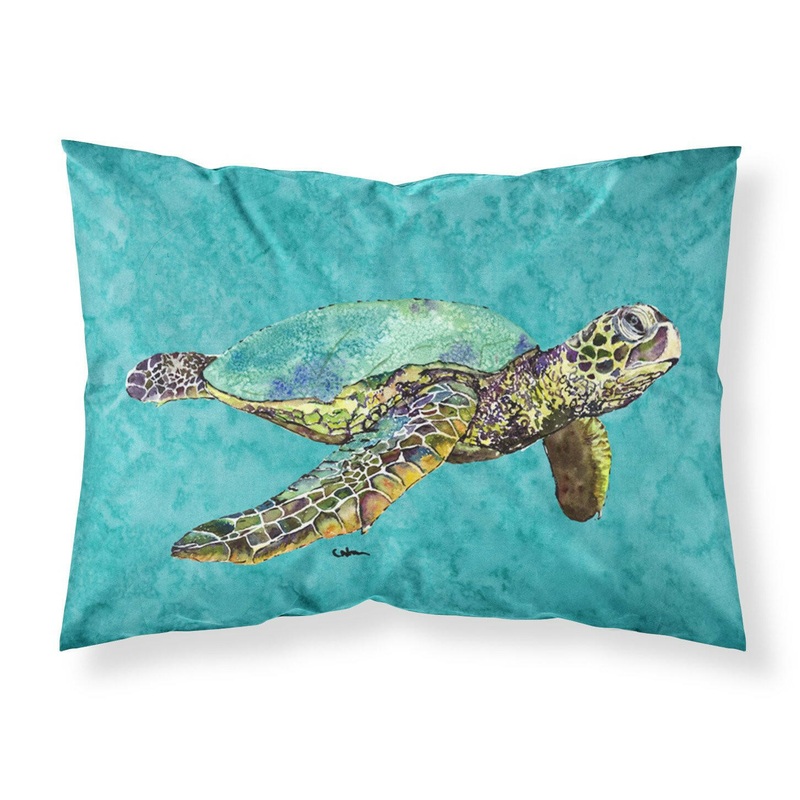Turtle  Swimming Moisture wicking Fabric standard pillowcase