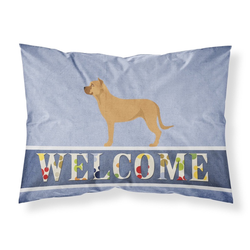 Alano Espanol Spanish Bulldog Fabric Standard Pillowcase  Artistic Decorative Front, White Back BB8344PILLOWCASE