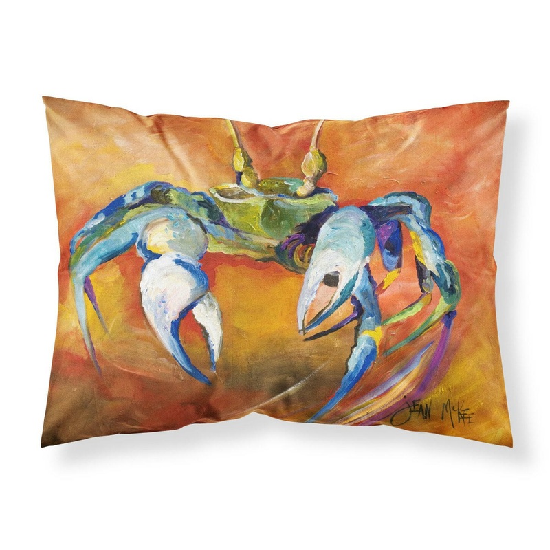 Blue Crab Fabric Standard Pillowcase  Artistic Decorative Front, White Back JMK1110PILLOWCASE