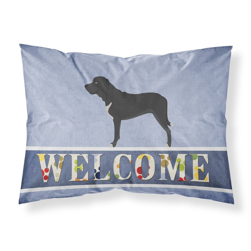 Broholmer Danish Mastiff Fabric Standard Pillowcase  Artistic Decorative Front, White Back BB8328PILLOWCASE