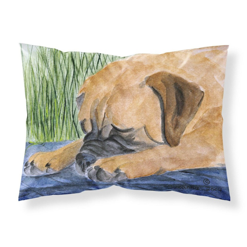Bullmastiff Standard Pillowcases  Artistic Decorative Front, Crisp White Back