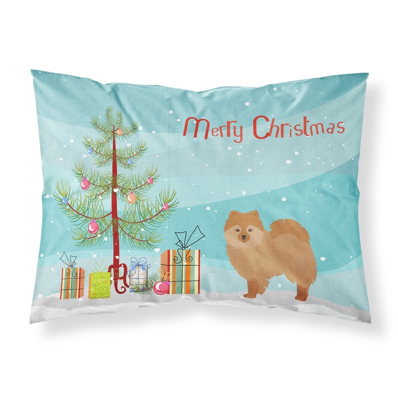 German Spitz Christmas Tree  Standard Pillowcase  Artistic Decorative Front, White Back CK3456PILLOWCASE