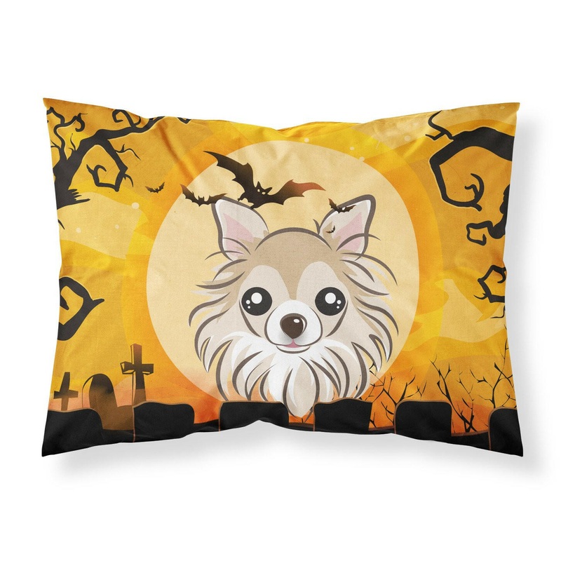 Halloween Chihuahua Fabric Standard Pillowcase  Artistic Decorative Front, White Back BB1809PILLOWCASE