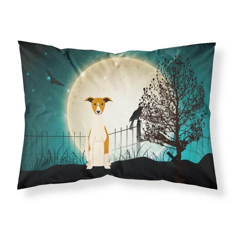 Halloween Scary Whippet Fabric Standard Pillowcase  Artistic Decorative Front, White Back BB2289PILLOWCASE