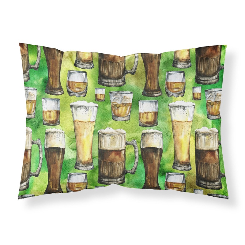 Irish Beers Fabric Standard Pillowcase  Artistic Decorative Front, White Back BB5758PILLOWCASE