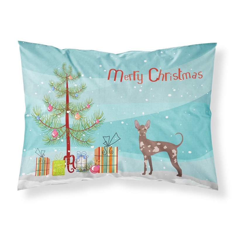 Mexican Hairless Dog Christmas Tree  Standard Pillowcase  Artistic Decorative Front, White Back CK3473PILLOWCASE