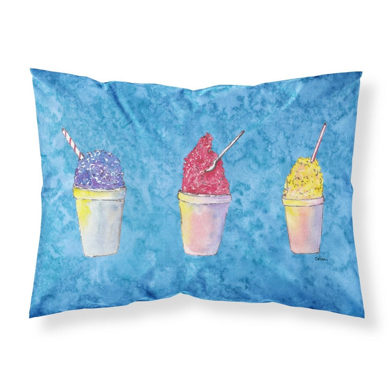 Snowballs Standard Pillowcases  Artistic Decorative Front, Crisp White Back