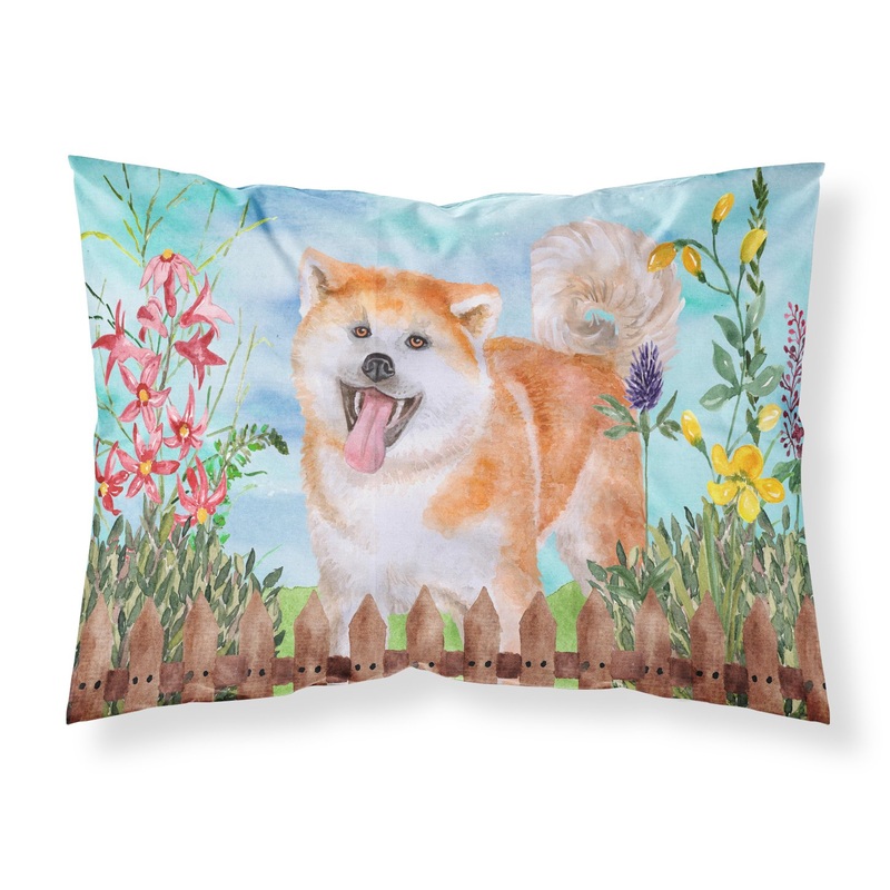 Akita Spring  Standard Pillowcase  Artistic Decorative Front, White Back CK1265PILLOWCASE