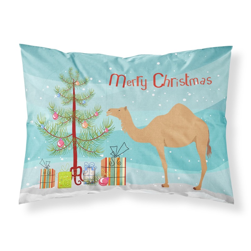 Arabian Camel Dromedary Christmas Fabric Standard Pillowcase  Artistic Decorative Front, White Back BB9184PILLOWCASE