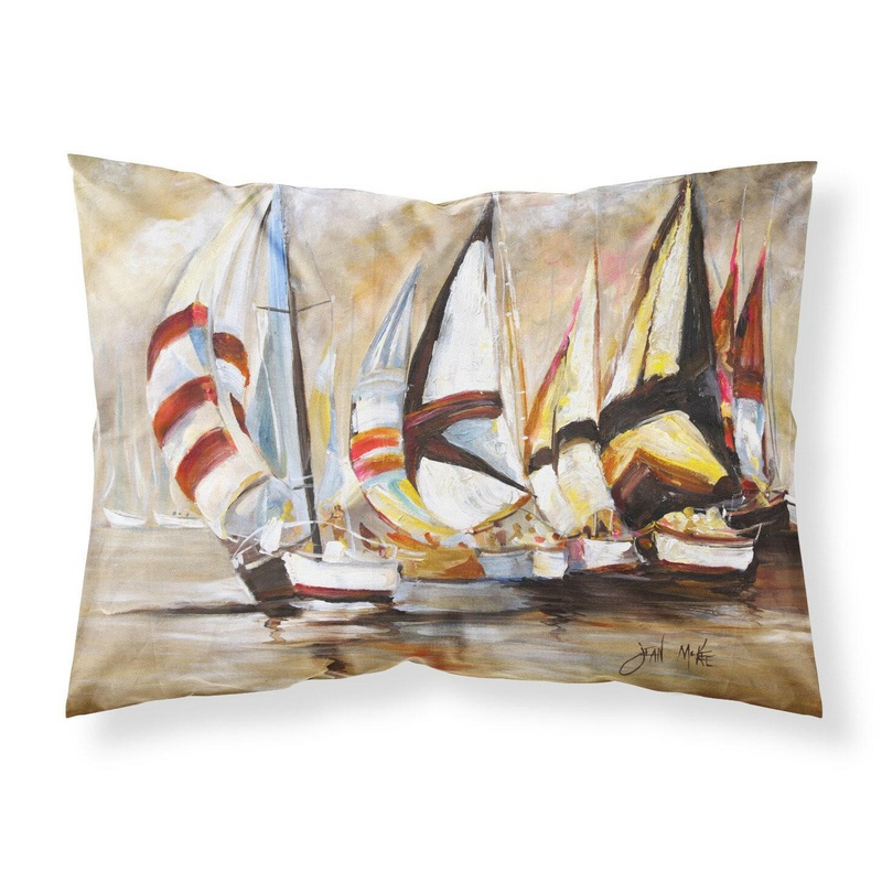 Boat Binge Sailboats Fabric Standard Pillowcase  Artistic Decorative Front, White Back JMK1136PILLOWCASE