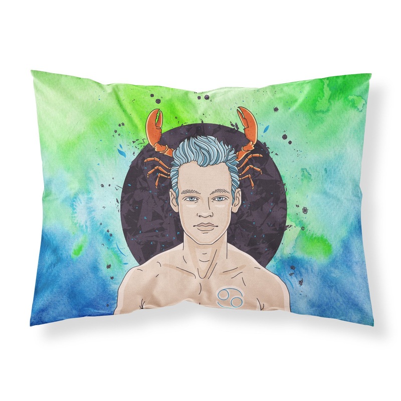 Cancer Zodiac Sign Fabric Standard Pillowcase  Artistic Decorative Front, White Back BB7320PILLOWCASE