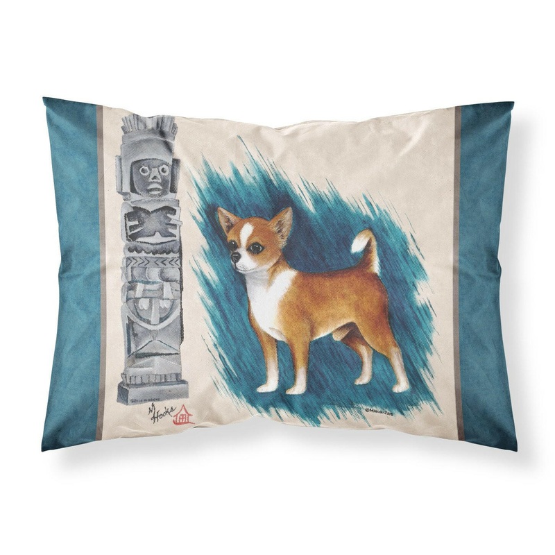 Chihuahua Totem Fabric Standard Pillowcase  Artistic Decorative Front, White Back MH1011PILLOWCASE