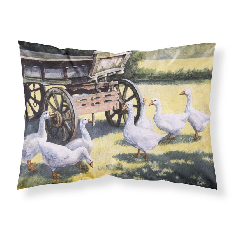 Geese by Daphne Baxter Fabric Standard Pillowcase  Artistic Decorative Front, White Back BDBA0234PILLOWCASE
