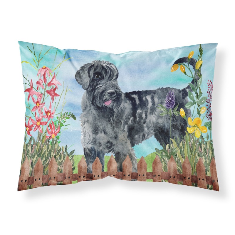 Giant Schnauzer Spring  Standard Pillowcase  Artistic Decorative Front, White Back CK1222PILLOWCASE